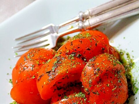 ソース冷やしトマト